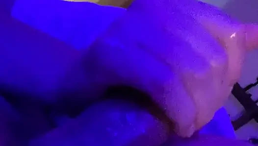 Cozy home blow job on a cold autumn evening