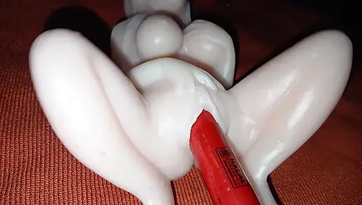 Gerçekçi seks oyuncağı bakış açısı 4k - gerçekçi silikon bebek solo sahnesi