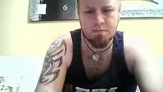 Pés de caras hetero na webcam - cara grande, sola carnuda