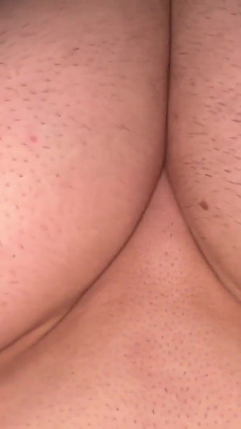 Emotional moment from "Massaging My Big Huge Natural Man Boobs Chubby Fat Sexy Dirty Talk"