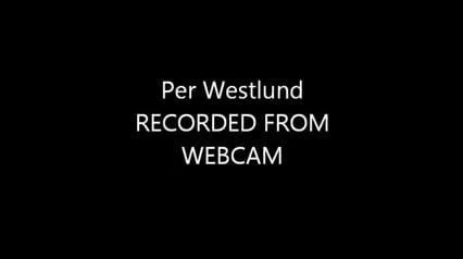 Cumshot on webcam