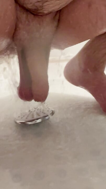 Shower Head Massaging Cock