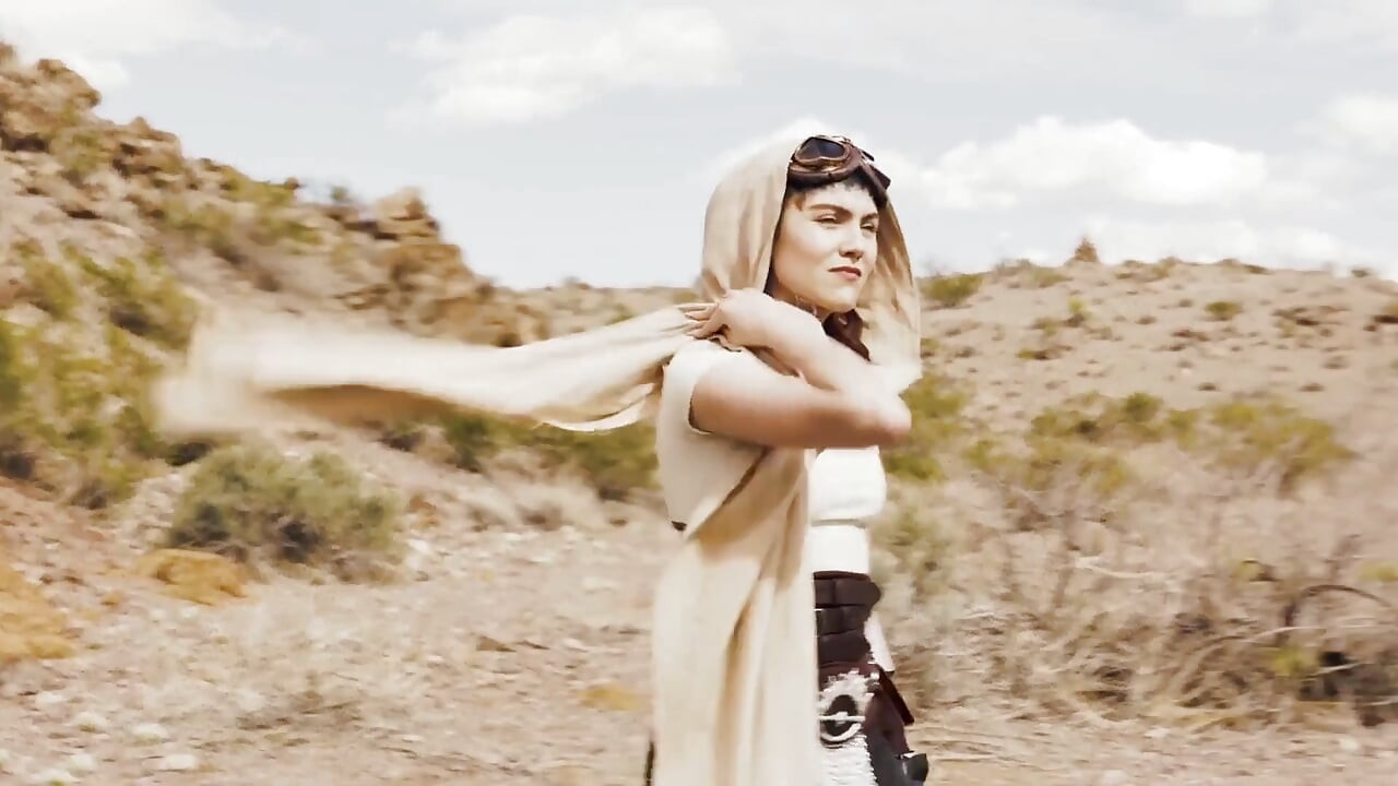 Freya Parker recebe dupla equipe em uma picape - furiosa pornô cosplay paródia