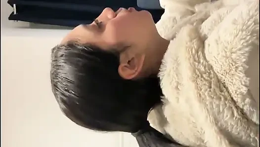 POV Blowjob From the Nerdy Girl on Campus