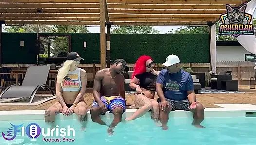 Mrflourish Podcast with Guest Roxi Keogh, Gigi Patsy and Datjguy in Florida