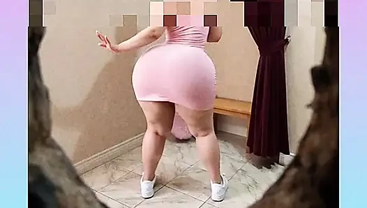 They filmed me naked with my huge ass