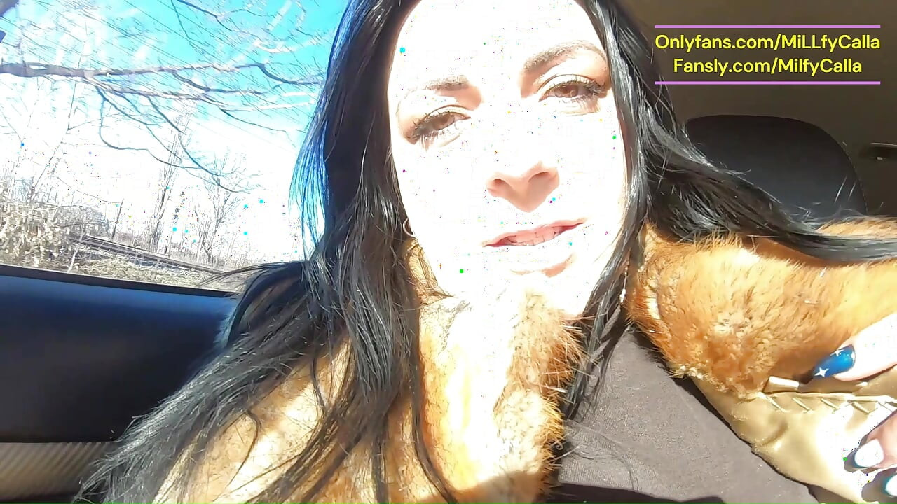 Tight Cameltoe Tease, Public Lingerie Shopping & Facial by the Train Tracks