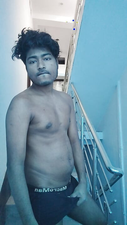 I was alone at home so I did a handjob