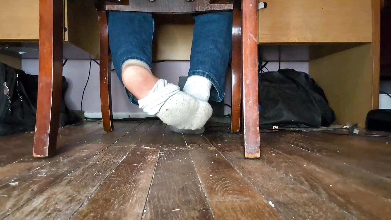 POV Your Femboy Roommate Teases You with Their Soles (painted Version)