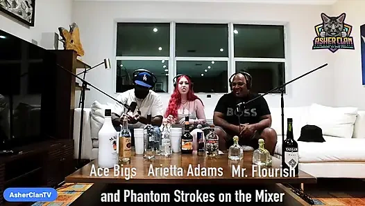 Arietta Adams ile yetişkin yıldızı podcast'i Mrflourish ve Ace Bigs ev sahipliği yapıyor