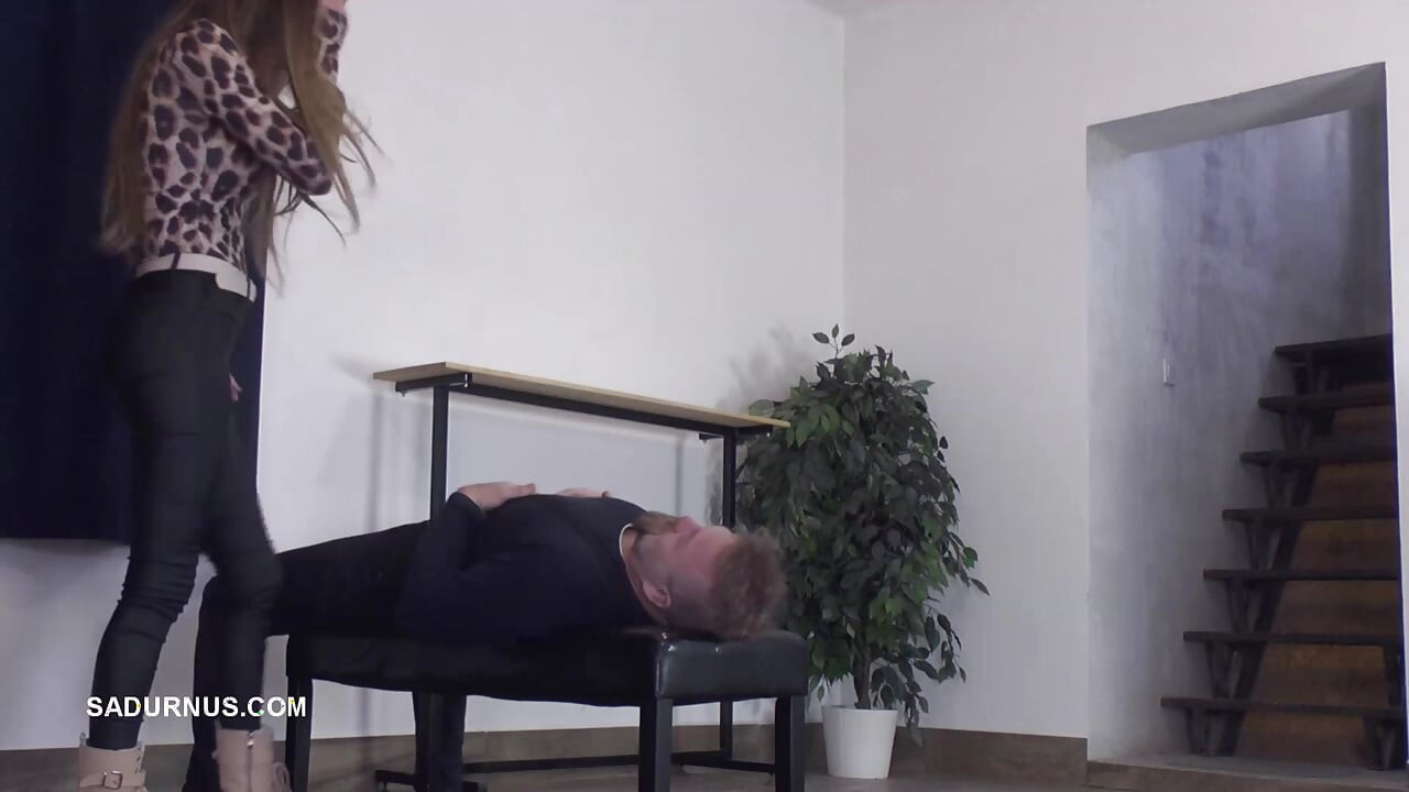 Tatjana Is Happy on Her Slave's Face