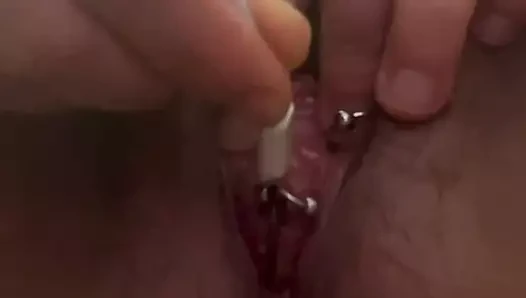 Coronal Cord porn video – Insert a 1-meter cord and pull it all out.