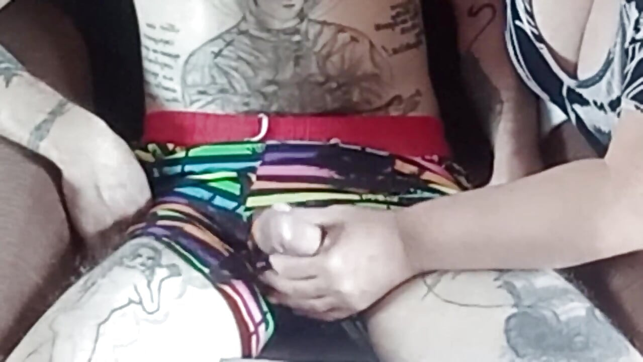 Stepmom sucks and jerks off my cock 4