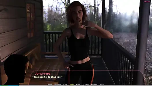 Haley Story No13 - Адриана устроила Йоханнесу минет... Хейли и... прочь на ночь... Johannes трахнул Haley в ванной