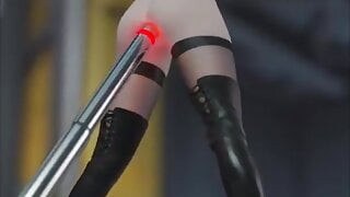 2B fucked in the ass By Sex Robot Version 2