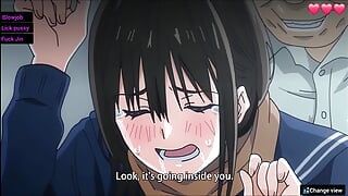 Anime girl Jin quer tentar foder pela primeira vez jogos adultos