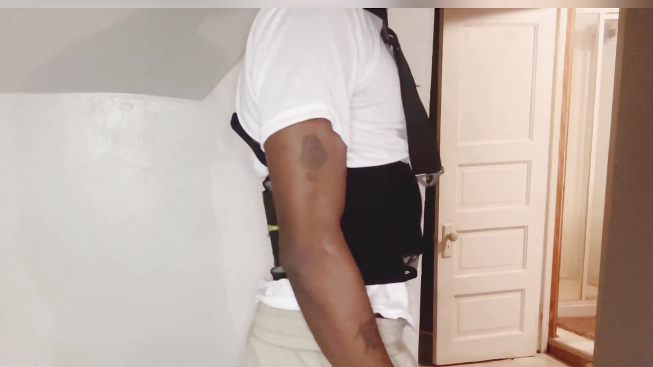 MILF Housewife Shows Plumber Hers Appreciation by Swallowing His Black Cock