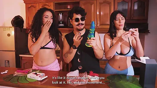 Membuat 2 air mani georgeous ini dengan beberapa bantuan (ulasan mainan badpeach)