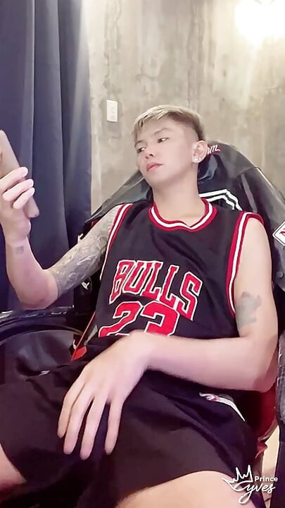 HORNY ASIAN INKED BOY TEASING, NIPPLE PLAY, MASTURBATING FOR HIS VIEWERS