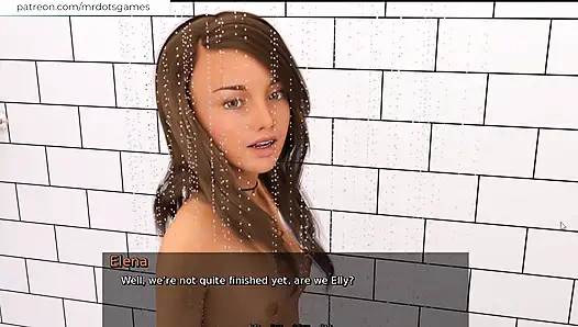DMD - Elena and Elly play in shower then ive went and fucked them