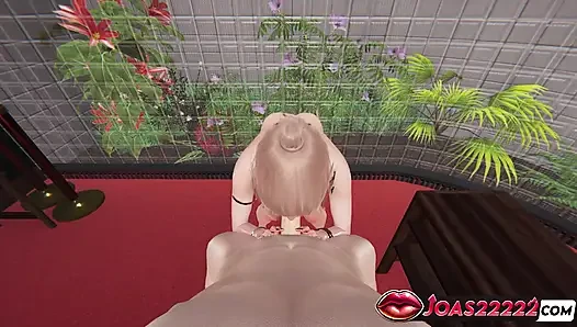Tania blonde 3d hentai - handjob-service, schlampiger pOV-blowjob, nasser tittenfick, abspritzen