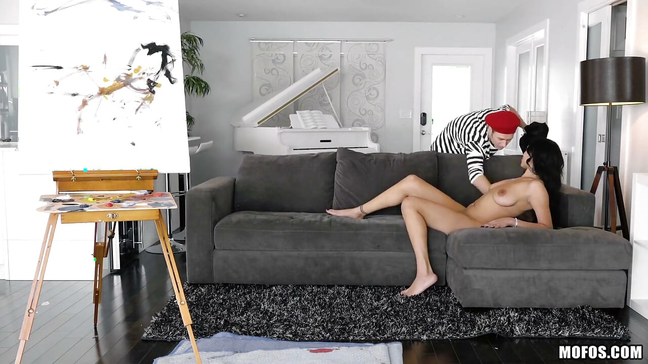 B Sides - Naughty Bethany Benz Displays Her Own Art & Deepthroats Michael Vegas