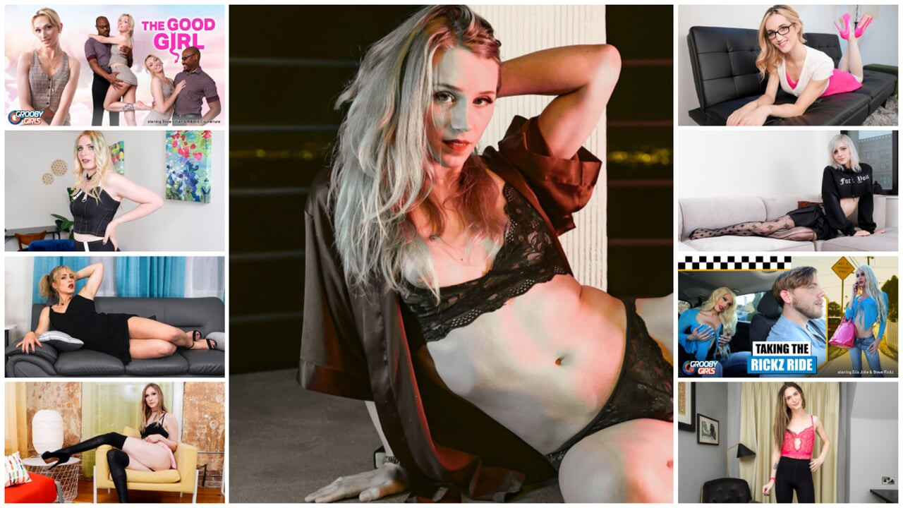 GROOBYGIRLS - Bright, Bold & Bare With Our Blonde TGirls