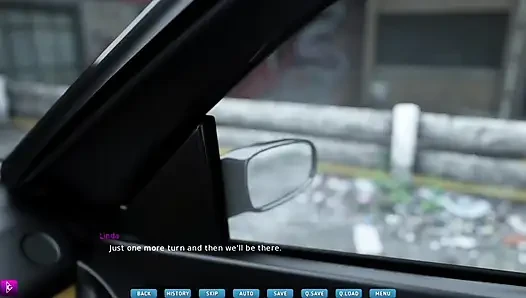 Sexy Lady kiss her crush for the first time - gameplay