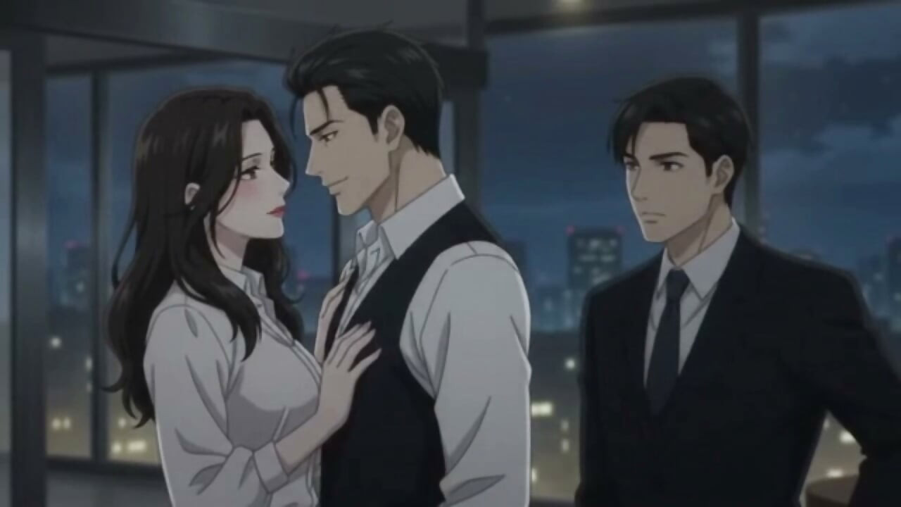 Esposa caliente con el jefe de su esposo para salvar su trabajo