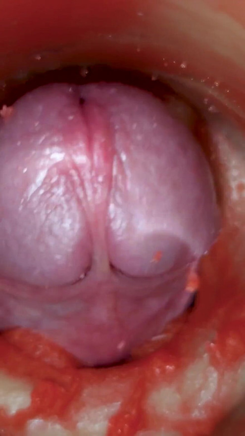 Cum without sperm. Excellent internal camera. 4K | Clip 1