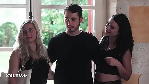 Sexy french threesome with Chloe Duval and Alice Drake