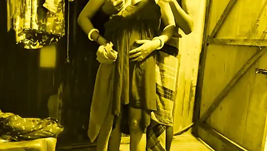 Horny bhabi hard fuck with her tight pussy after bath.
