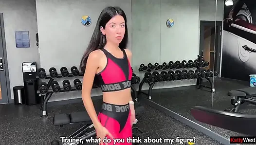 Generous Trainer Helped Katty Get More Protein After Her Workout - Anal Sex
