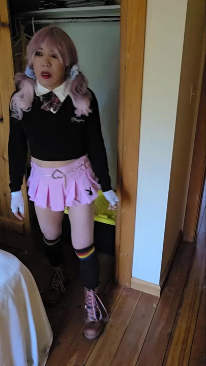 Practicing for Daddy