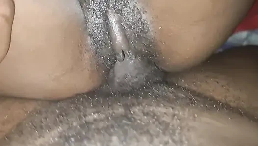 18 teen hot black  girl taking BBC