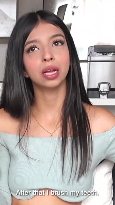 This PETITE 18YO LATINA swore she was still a good girl... then took my COCK RAW on camera | Clip 1