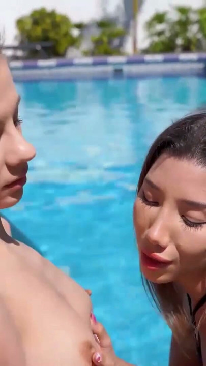 Come Join Us! Layla Scarlett & Mia Mi for LesbianSummer | Clip 1