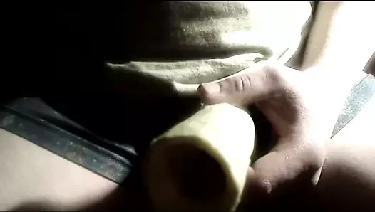 pompalanan horoz boşalan içinde muz