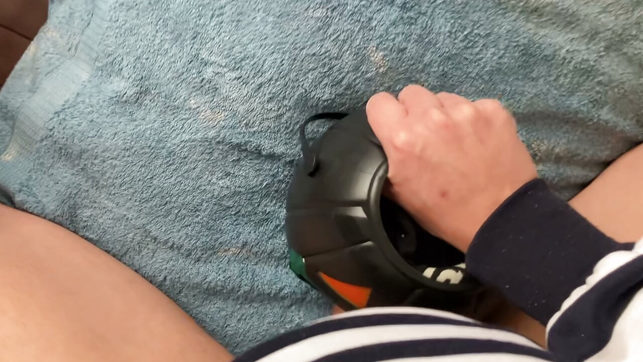 having sex with a halloween pumpkin