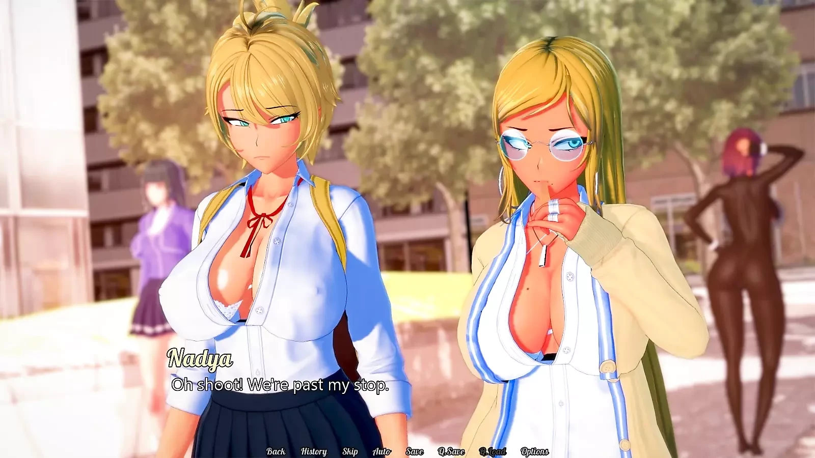 Futa banda chica caliente mientras Nala la garganta - El mundo de Ntr de Futa # 4