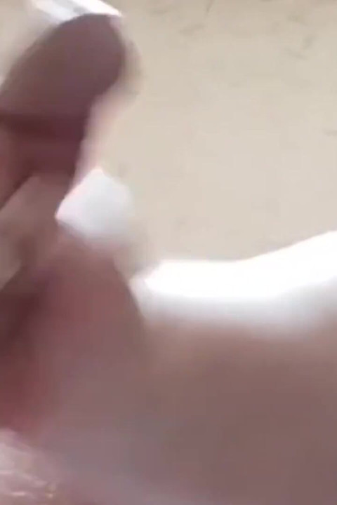 A dick cums after masturbation cum close-up