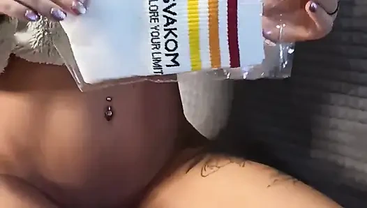 Dirty Step Sister Bought Socks Special to Tease My Dick