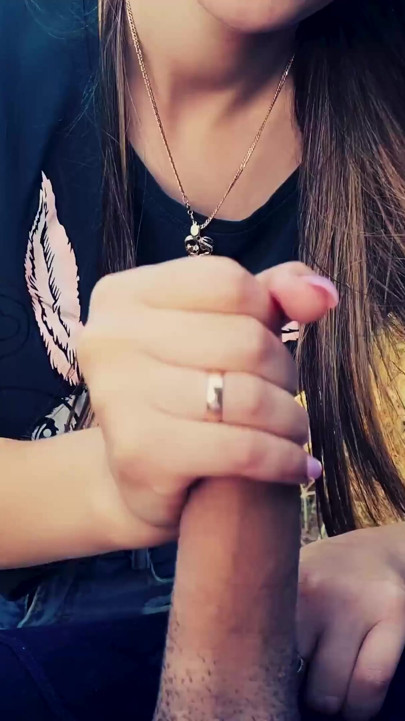 Russian stepdaughter, sucked her stepfather's cock and got cum in her mouth