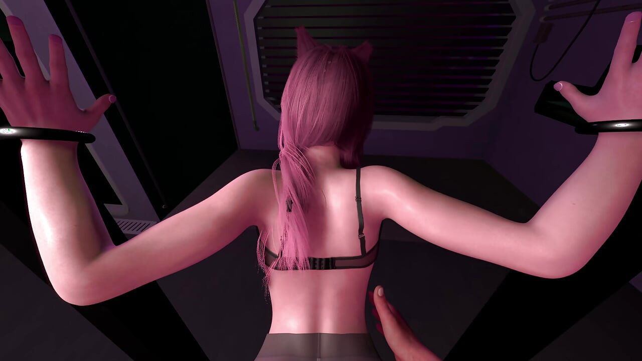 Fucking Fox Ear Girl in Standing Doggie POV