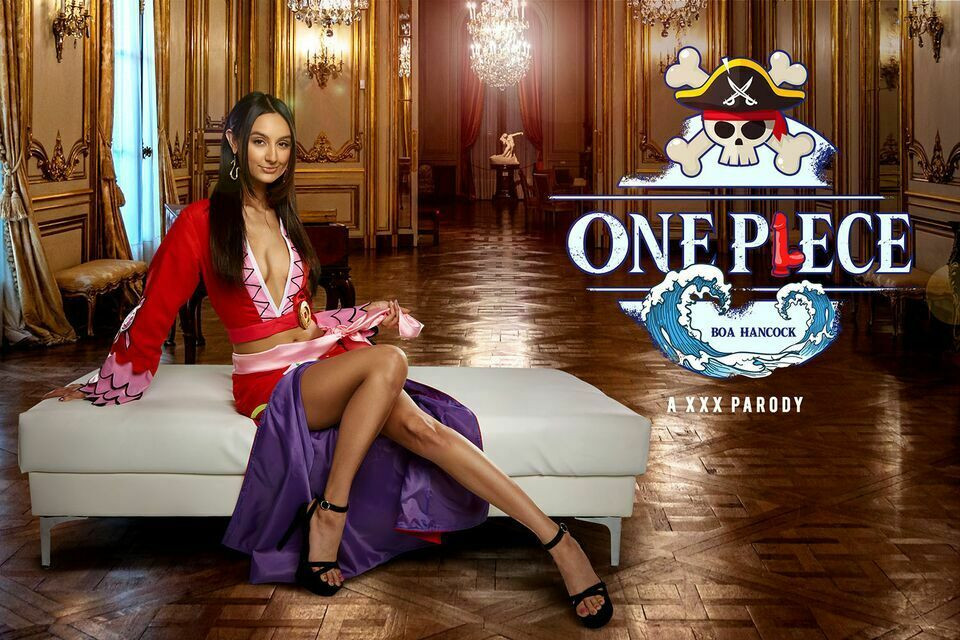 Eliza Ibarra como Boa Hancock tem a honra de levar seu grande pau vr pornô