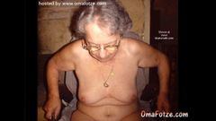 Omafotze शौकिया चित्र की सींग का बना हुआ पुराना grannies
