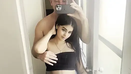 Busty Amateur Takes My Big Cock
