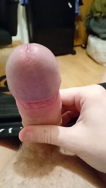 Teen men wanks his big cock with dirty talk and moans  #10