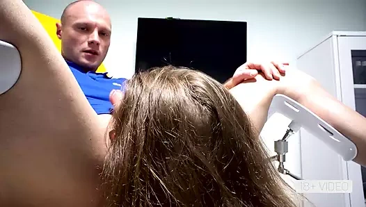 SEXY NURSE GETTING A ROUGH ASS FUCKING TREATMENT