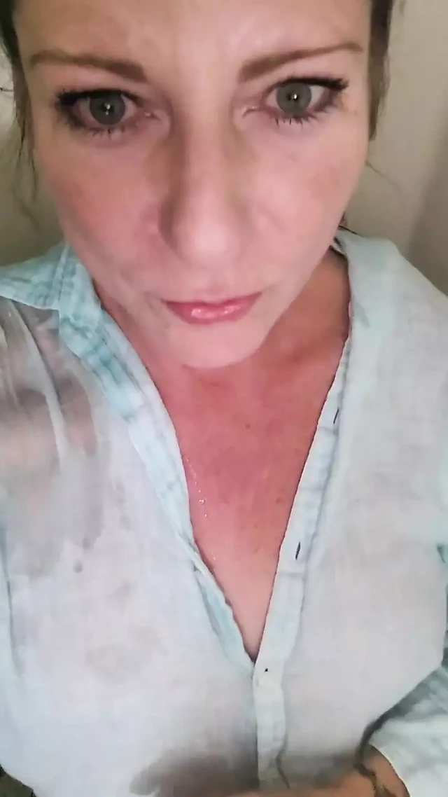 Wet Lonely and Horny MILF...shower Masturbation Time